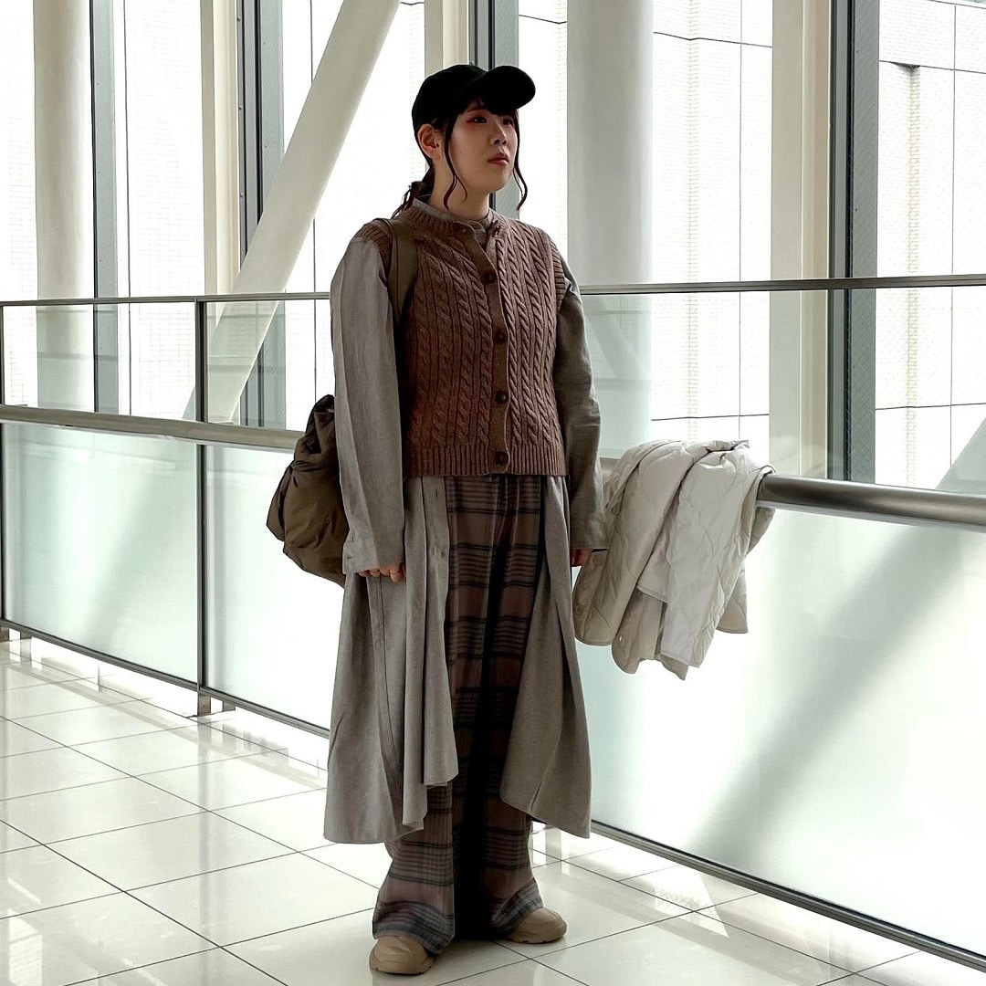 ソラリアプラザ】スタッフスナップ 身長159cm｜ 無印良品